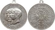 Deutschland, Kaiserreich, Preußen, Königreich Tragbare Zinnmedaille Wilhelm II, 1888 - 1918, auf das Dreikaiserjahr -