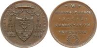 Vatikan Bronzemedaille Sedisvakanz, von Nicolo Cerbara, auf Generalschatzmeister Mario Mattei -
