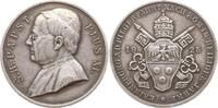 Vatikan Feinsilbermedaille (999) Pius XI., 1922 - 1934, v. Lauer, Nürnberg, Pilgerfahrt im Heiligen Jahr nach Rom -