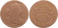 USA Draped Bust Large Cent 1/000 Variante mit Stempelfehler 1/000 -