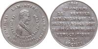 Frankreich, 2. Republik, Februarrevolution Zinnmedaille 27 Fevrier, Rejet du drapeau rouge, Alphonse Marie Louis Prat de Lamartine -