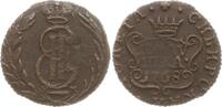 Russland Polushka Katharina II., 1762 - 1796, Suzun, Prägung für Sibiren -