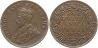 Indien 1/4 Anna George V., 1910 - 1936 -