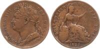 Großbritannien Farthing George IV., 1820 - 1830 -