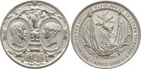 Großbritannien, Königreich Zinnmedaille Victoria, 1837-1901, von Allen & Moore, Birmingham, Staatsbesuch Napoleon III. -