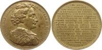 Niederlande, Antwerpen Vergoldete Bronzemedaille von Jouvenel, auf Antoine van Dyck, 1599 - 1641, Brb. n.r. / 19 Zeilen Schrift -