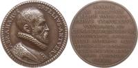 Niederlande, Antwerpen Bronzemedaille auf den flämischen Geograph und Kartograf Abraham Ortelius, 1527 - 1598 -