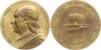 Sachsen, Stadt Herrnhut Bronzemedaille Auf die 200 Jahrfeier der Gemeindegründung, Graf von Zinzendorf -