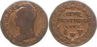 Frankreich 5 Centimes Lille -