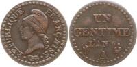 Frankreich 1 Centime Paris, Directoire, 1795 - 1799 -