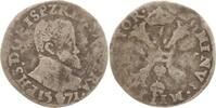 Spanische Niederlande Belgien-Brabant 1/10 Ecu Philipp II. von Spanien, 1555 - 1596, Antwerpen -
