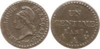 Frankreich 1 Centime Directoire, 1795 - 1799, Paris -