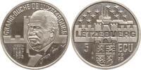 Luxemburg Cu-Ni Medaille zu 5 ECU Großherzog Josef Bech, 1887 - 1975 -