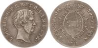 Italien - Toskana Paolo Leopoldo II. di Lorena, 1824 - 1859, Jz. im Stempel aus 1845 geändert -
