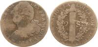 Frankreich, Constitution 2 Sols Paris, Glockenmetall -