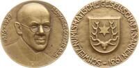 Schweiz - Sarnen Bronzemedaille Schweizerische Numismatische Gesellschaft, v. Huguenin, auf Emmanuel Scherer -