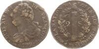 Frankreich, Constitution 2 Sols Paris, Kupfer -