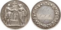 Frankreich, Kaiserreich Silbermedaille Hochzeitsmedaille v. Pingret, verliehen 1860 (Gravur) -