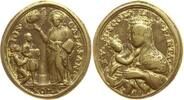 Wallfahrt, Italien Hochovale Gelbbronzemedaille Auf José Calasanz, 1556-1648, spanischer Heiliger, Stifter des Piaristenordens -
