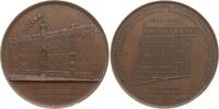 Belgien, Königreich, Brüssel, Stadt Bronzemedaille Leopold I., 1831-1856, v. Wiener, auf die Fertigstellung des Frauengefängnis -