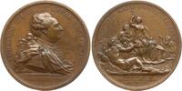 Frankreich, Königreich Bronzemedaille Ludwig XVI., von Duvivier, Erbauung des Canal du Centre, Loire, Seine, Rhein -