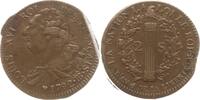 Frankreich, Constitution 2 Sols Typ FRANCAIS, Straßburg, Kupfer -