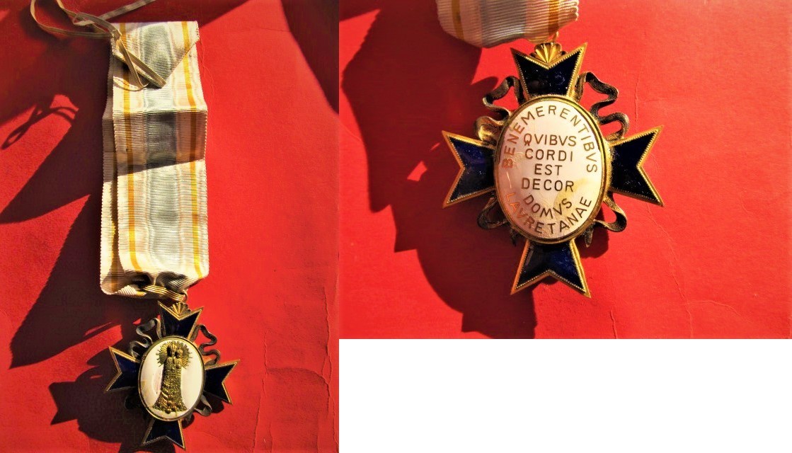 Italien / Loreto / Vatikan Kirchenstaat Lorettokreuz 1. Klasse am