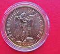 Frankreich 100 Francs , +1 1989 100 FF Genius Menschenrechte SELTEN in stgl. nur 1000 Ex, GOLD - dazu Silberst. stgl.in Kapsel