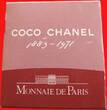 Frankreich 5 Euro 2008 5 € - Coco Chanel 1883-1971 - Silber - selten PP in Etui + Zertifikat + Schuber wie abgebildet