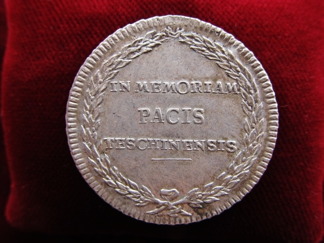 Brandenburg-Ansbach Taler 1779 a.d. Frieden von Teschen - Schrötlingsf. auf AV. - Patina ...