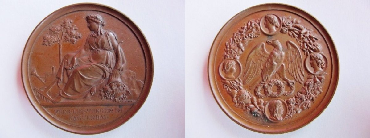 Preussen o.J. gr. Bronze-Medaille von Loos / Mertens / Schilling