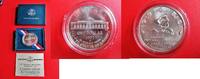 USA 1 Dollar 1997 P Botanic Garden Botanischer Garten - Silber - 1 $ - Silber-Gedenk-Dollar - unz. stgl. im Etui