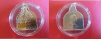 Cook Inseln 5 Dollars selten - Seligsprechung Papst Johannes Paul II. - Silber - mit Glaskristallen -