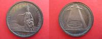 Altdeutschland Silbermedaille Geschenkmedaille - Gute Wünsche - v. Krüger - Minerva - Pyramide - selten -