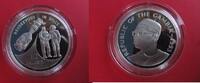 Gambia 20 Dalasis Silber - Raumfahrt - Rendezvous in Space - Space Shuttle + Astronauten -