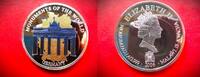 Malawi 15 Kwacha Goldapplikation Silber Niob - Monuments of the world - Brandenburger Tor Berlin -