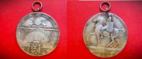 Schützenwesen / Deutsches Reich / Elberfeld Medaille Silber - 6. Berg. Bundesschießen + 100-Jahrfeier des Elberfelder Schützenvereins -