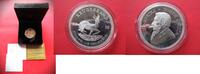 Südafrika Krügerrand 1 Silberunze Krügerrand - Silber - 1 Unze - Springbock - Polierte Platte - RAR! -