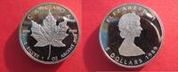 Kanada / Canada 5 Dollars 1 Unze Silber Maple Leaf Proof- -