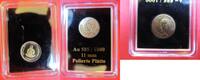 Vanuatu 10 Vatu Gold - Mini - 100 Jahre John F. Kennedy -