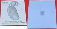 Vatikan / Vatican / Vaticano 10 Euro Vatican - Silber - Gedenk - 50. Welttag der Erde / Terra - selten!!! -