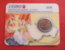 Slowakei 2 Euro 2 € Gedenkmünze -25. Jahrestag Slowakische Republik - in seltener coin card -