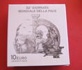 Vatikan / Vatican / Vaticano 10 Euro Vatican - Silber - Gedenk - 52. Weltfriedenstag - Frieden - Pace - Peace -