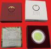 Österreich / Austria 25 Euro Faszination Licht - Neon - mittig grün - Silber / Niob Bimetall - komplett -