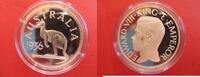 Australia Silber - Medaille Känguruh - Australian Fantasy Crown Edward VIII. - Silber - Kangaroo -