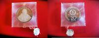 DDR 20 Mark Martin Luther - Polierte Platte - Original verplombt -