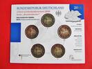 BRD Deutschland 2 Euro-Gedenkmünzenset Blister BRD 2 Euro Gedenk im Set ADFGJ Rathaus und Roland Bremen, Bremer Roland,