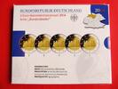 BRD Deutschland 2 Euro-Gedenkmünzenset Blister BRD 2 Euro Gedenk im Set ADFGJ Michaeliskirche Hildesheim, Spiegelglanz,