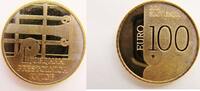 Slowenien 100 Euro GOLD - Unesco Welthauptstadt des Buches Ljubljana Laibach - Bücher -