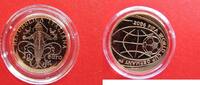 Italien 20 Euro zur Fussball WM 2006 Deutschland - Ausgabe 2004 - Gold - selten - kleine Auflage -